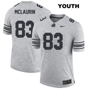 Youth NCAA Ohio State Buckeyes Terry McLaurin #83 College Stitched Authentic Nike Gray Football Jersey IT20R57HW